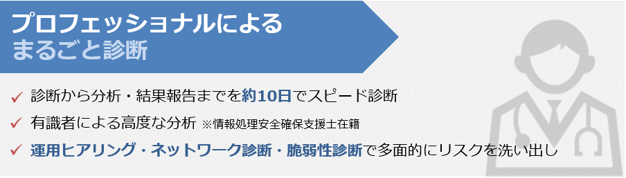 プロフェッショナルによるまるごと診断